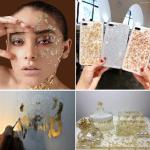 Gold Leaf Flakes 5g Jar – Metallic Foil for Resin, Art & Crafts