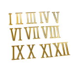 Gold Mirror Acrylic Clock Numbers Kit for DIY Clocks