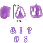 Letter Cutters Set 40pcs