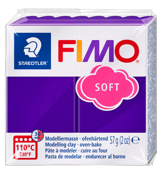 طين البوليمر FIMO® soft — قالب 57 جرام