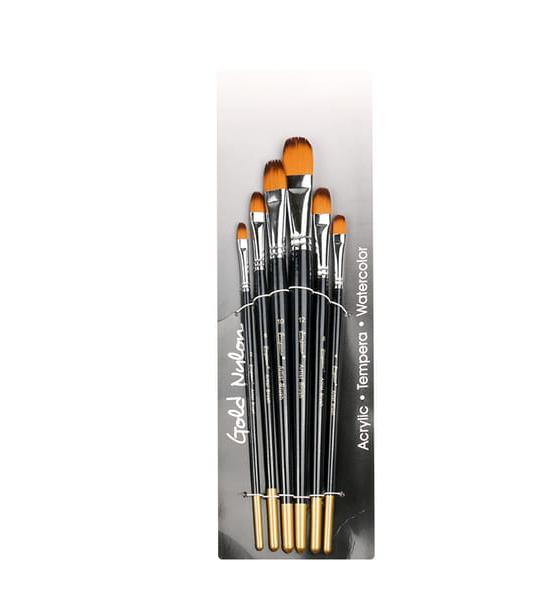 Giorgione Filbert Paint Brush Set for Acrylic and Oil Painting