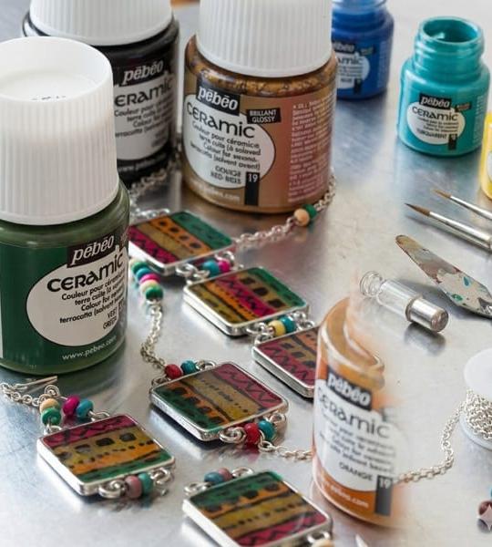 Pebeo Ceramic Paint 45ML Glossy Enamel Effect