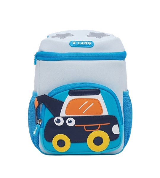 Olang Construction Truck Kids Backpack 12 Inch