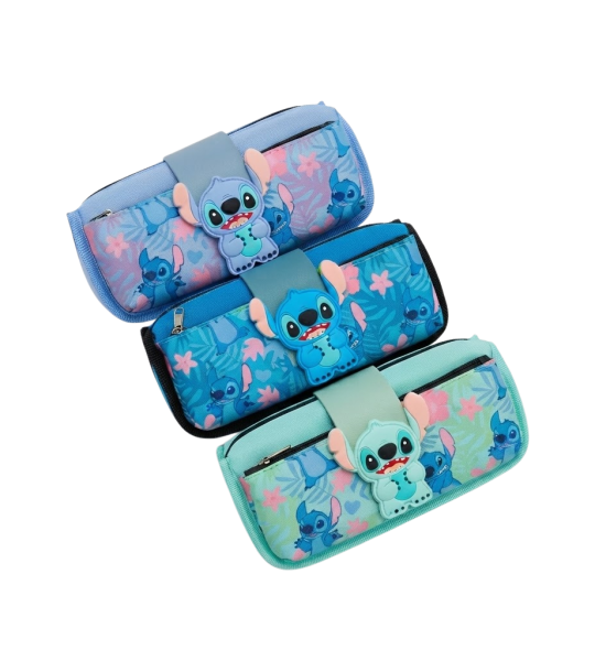 Disney Stitch Multi-Compartment Pencil Pouch